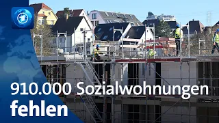Deutschland fehlen laut Verbänden 910.000 Sozialwohnungen