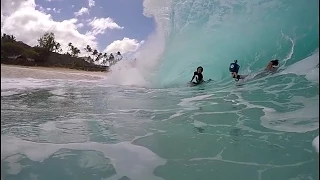 GoPro: JMV Shorebreak with Clark Little (BIG WAVES)