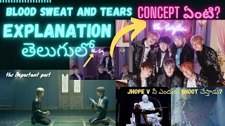 (BTS)Blood sweat and Tears explanained in TELUGU#bts#bloodsweatandtears