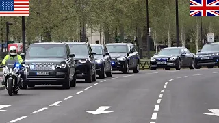 United States Secretary Of State Motorcade In London