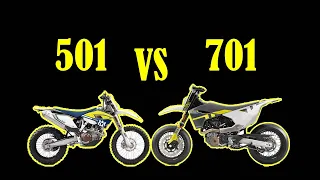 Why I bought a 2020 Husqvarna 701 SM vs FE501S