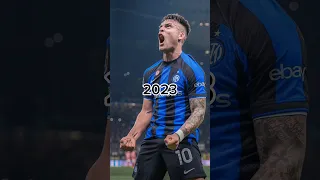 Lautaro Martínez evolution 🔥🥶#football #shorts