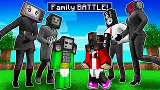 MIKEY TV FAMILY vs JJ SPEAKER FAMILY! ALL EPISODES in Minecraft - Maizen