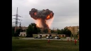 Взрыв 05 05 14 в центре Славянска
