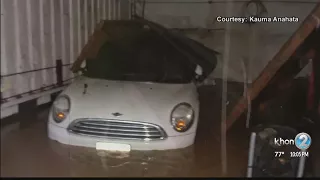 Landslides, floods, air rescues ongoing with flash flood warning extended on Kauai