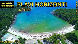 PLAVI HORIZONTI [4K Aerial View] Luštica MNE Crna Gora July 2023 - Plavi Horizonti iz vazduha u Julu