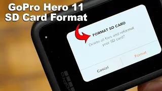 GoPro Hero 11: How to Format the SD Card