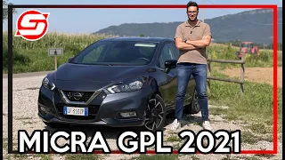 Nissan MICRA 2021 GPL | Prova e consumi del nuovo motore 1.0 turbo 90 CV | Test Drive