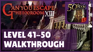 Can You Escape The 100 Room 13 Level 41 42 43 44 45 46 47 48 49 50 Walkthrough (100 Room XIII)