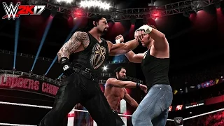 WWE 2K17 - Roman Reigns vs Seth Rollins vs Dean Ambrose "The Shield Triple Threat Match!" (PS4/XB1)