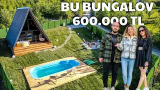 Nisa ve Hadi'nin Sapanca'da 600.000 TL'ye İnşa Ettiği BUNGALOV Evi