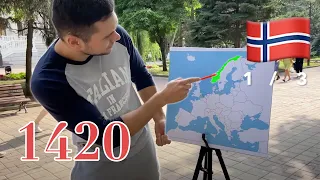 Russians try to fill the map of Europe