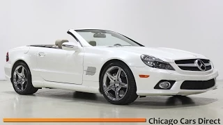 Chicago Cars Direct Presents a 2011 Mercedes-Benz SL550 AMG Sport SL-CLass Roadster in Diamond White