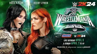 WWE 2K24 WrestleMania XL: Rhea Ripley vs. Becky Lynch - Women's World Championship