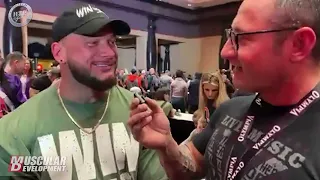 Hunter Labrada Interviewed by Ron Harris at the 2022 Olympia Meet & Greet