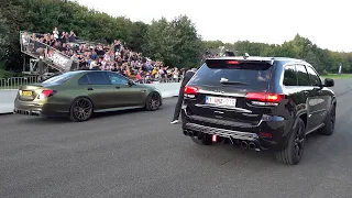 Jeep Cherokee Trackhawk vs BRABUS Mercedes AMG E63 S 4Matic+