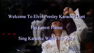 Elvis Presley His Latest Flame Karaoke Duet