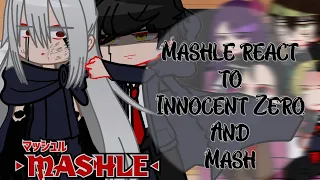 Mashle Characters react to Innocent Zero meet Mash || Mash Burnedead || Mashle react