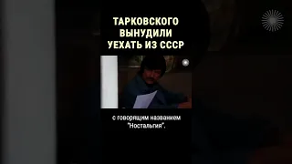 Почему Тарковский сожалел об эмиграции #shorts