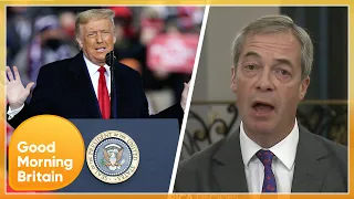 Nigel Farage slams Boris Johnson & Black Lives Matter but Praises Donald Trump's 'Courage' | GMB