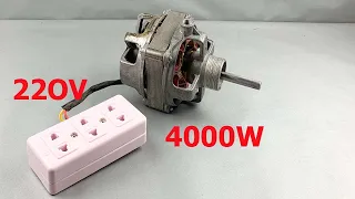 (Free Energy) turn a fan into a high power generator 220v 4000w