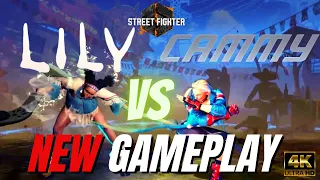 [4K] [NEW] STREET FIGHTER 6 - CAMMY vs LILY