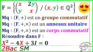 Structures Algébriques - Groupes Anneau et Corps - 2 Bac SM - [Exercice 10]