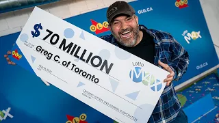 CAUGHT ON CAMERA:  Ontario’s newest $70 million LOTTO MAX winner