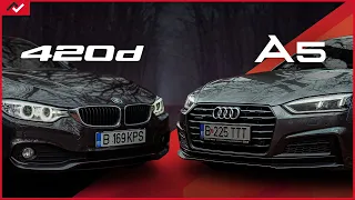 AUDI A5 SPORTBACK vs BMW SERIA 4 GRAN COUPE - 2.0 TDI vs 420d