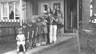 A Family of 10 Children, Ballyfermot, Dublin City, Ireland 1971