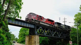 [4K60] Union Pacific's Missouri-Kansas-Texas Heritage Unit on Norfolk Southern's H-line