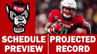 NC State Football 2024 Schedule Preview & Record Projection