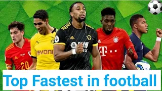 Top Fastest Speed! Run in Football Players