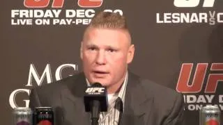 UFC 141 Press Conference & Photo Op Las Vegas 2011 Lesner vs. Overeem, Diaz vs. Cerrone