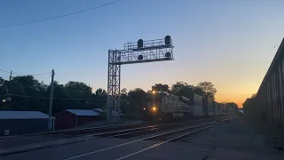 A long NS 278 moving through Bedford, Va with a solo leader!