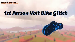 How to Drive the Volt Bike in 1st Person Glitch | OG Roblox Jailbreak!