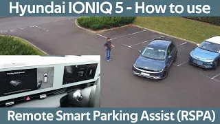 Hyundai IONIQ 5 Project 45 - Remote Smart Parking Assist (RSPA) Reverse and Parallel Parking System