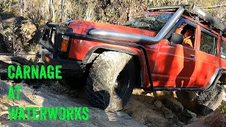 Carnage at waterworks #Rock Crawling