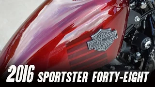 2016 Harley-Davidson® XL1200X - Sportster® Forty-Eight® Velocity Red Sunglo