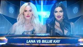 Lana Vs Billie Kay: SmackDown Live #WWE2K18 #SDLive