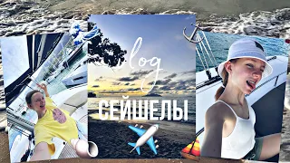 ВЛОГ ИЗ СЕЙШЕЛ🌊 лечу на сейшелы✈️катамаран ⛵️