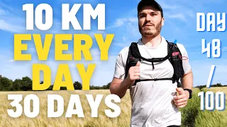 I RAN 10K EVERYDAY FOR A MONTH AND THIS HAPPENED | EVERYDAY RUNNER | RunStreak Day 48 / 100