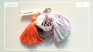 [EASY&TAKE] MystiKotita Crochet MYKO Tassel Keyring 미코태슬키링만들기 - 미스티코티타 이지니팅 코바늘 뜨개질 키링만들기