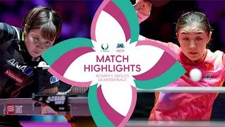 Chen Meng vs Hirana Miu | WS QF | ITTF MEN'S AND WOMEN'S WORLD CUP MACAO 2024