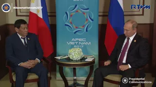Bilateral Meeting with President Vladimir Putin of Russia 11/09/2017
