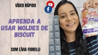 Como usar moldes de biscuit sem segredos!