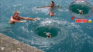 IL NOSTRO CAGNOLINO È STATO RISUCCHIATO DA UN VORTICE IN MARE…😱 *incredibile*