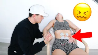 EXPERIENCING THE PAIN OF GIVING BIRTH! *CHILD BIRTH SIMULATOR*