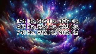 Solfeggio Frequency Symphony: All 9 Frequencies Playing At The Same Time - 1 Hour for Meditation