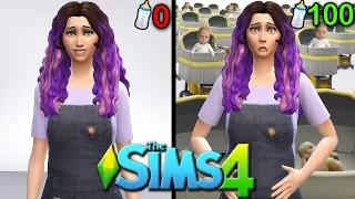 Pregnant Woman Tries The Sims 4 100 Baby Challenge in 24 Hours